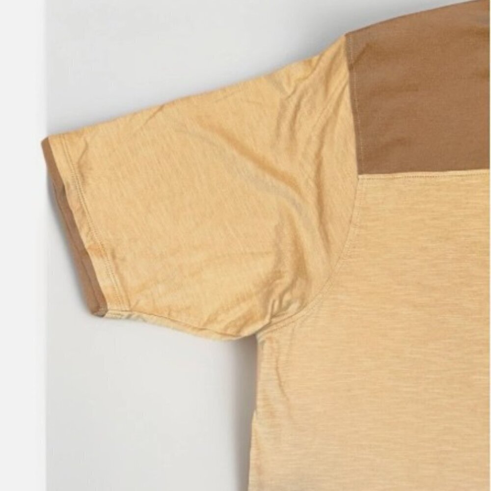 Hinano Tahiti Beer Vahine Logo Men's Brown Polynesian Polo Shirt Size 2XL Cotton - Picture 3 of 7